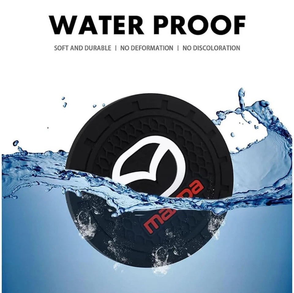 Paquete de 2 portavasos de coche para Mazda M2 M3 M5 M6 MX5 RX7 RX8 A8 CX9 MX6 Foto 4 de 4