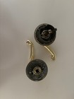 Schlage F10 FLA 605 Flair Door Knobs Lever, Hall & Closet Passage Polished Brass — photo 10