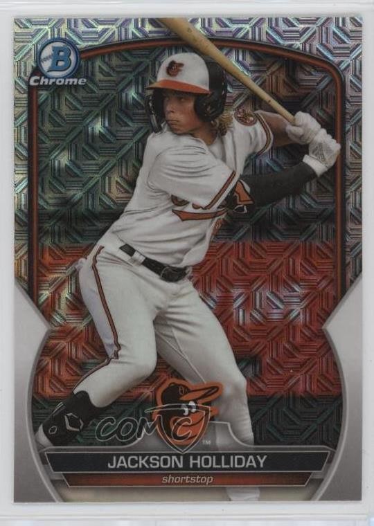 2023 Bowman Draft Chrome Japan Refractor Jackson Holliday #BDC-118 uk2