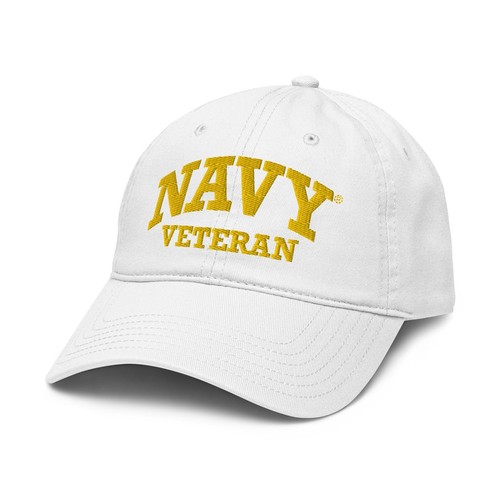 Ashen Fane US Navy Official Licensed Baseball Hat - 6 Panel Adjustable Veteran Cap, One Size