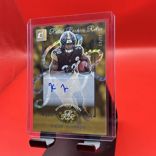 2025 Panini Kaleb Johnson Rookie Phenom Jersey Autographs (Raw)
