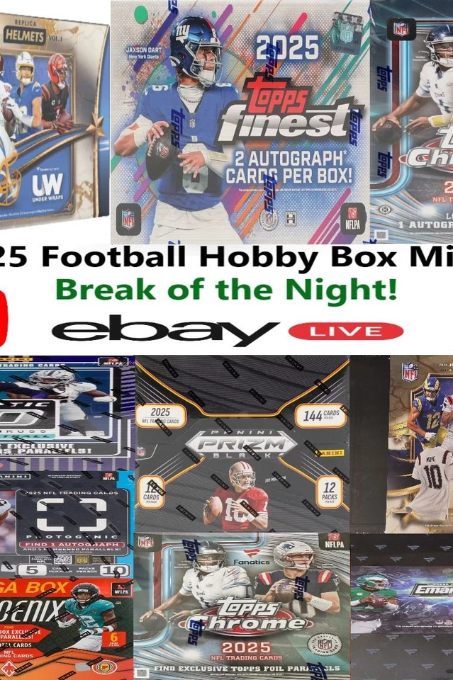 Break #419 TOPPS FINEST PRIZM 2025 Hobby 10 Box Mixer