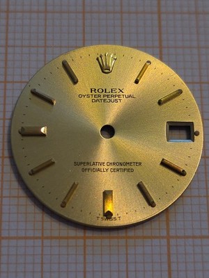 Original Rolex Zifferblatt für Ref.6827 Cal.2035 Date Just 31mm.