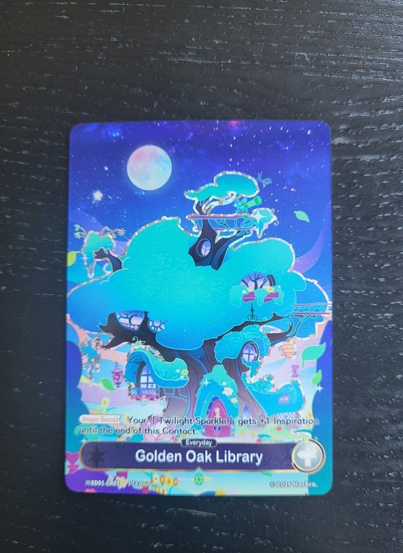 KAYOU My Little Pony TCG Golden Oak Library (Night) 1stEdition English SD01-ER01