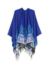 Urban CoCo Women's Retro Style Vintage Pattern Tassel Poncho Sh... USA FAST SHIP