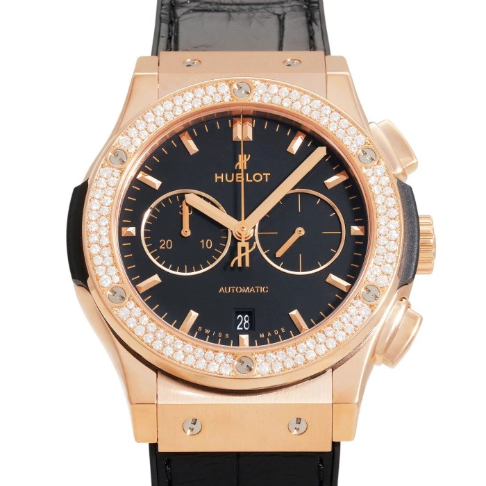 Hublot — Hublot Classic Fusion 541.OX.1181.LR.1104 Diamond 42.0mm Black Dial #YKW171