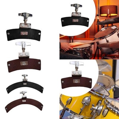 Trommeldämpfer Pad Übung Leder Musikteile Drum Damper Dämpfer für Snare