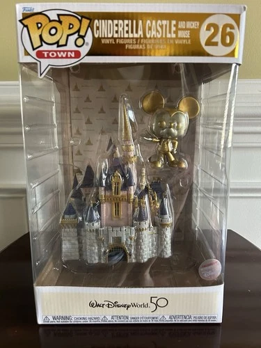 Funko Disney 50th Anniversary Large Cinderella’s Castle with golden Mickey #26