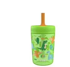 Zak! Everyday Smiles Dinosaur Antimicrobial Leak-Proof Kids Straw Cup - 12 oz