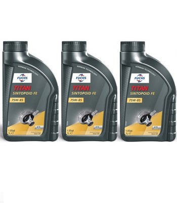 FUCHS TITAN SINTOPOID FE SAE 75W-85 Getriebeöl 3x1 Liter API GL5 MB 235.7 239.72