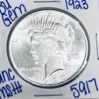 1923 BU UNCIRCULATED SILVER PEACE DOLLAR AUTHENTIC U.S. MINT FREE SHIPPING 5917