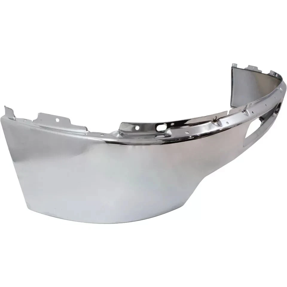 New Front Bumper Chrome Steel Fits 2011-2014 Chevy Silverado 2500HD 3500HD Truck - Imagem 4 de 4