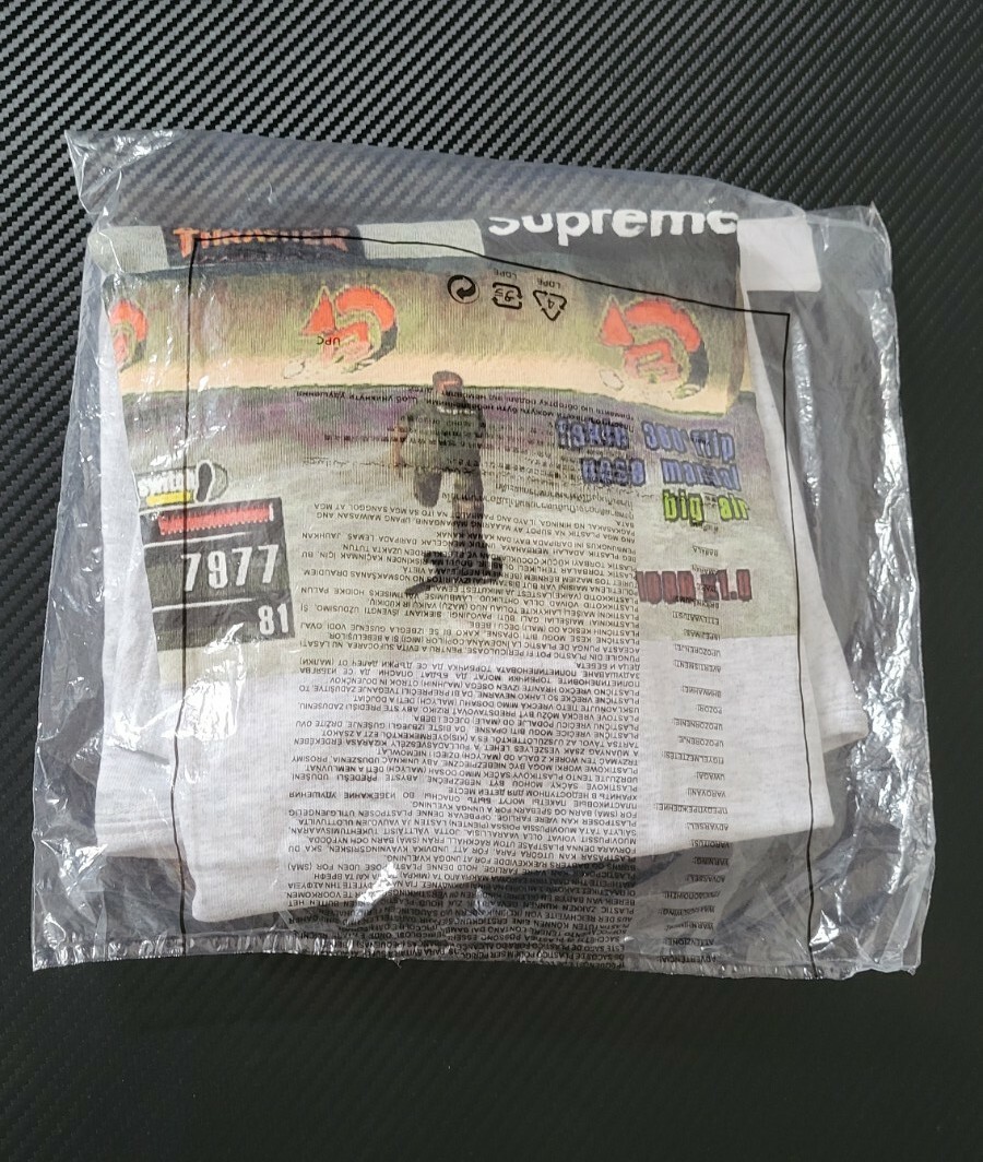 Supreme x Thrasher Game Tee Ash Grey Size Large Plus Supreme Mini Playing Cards
