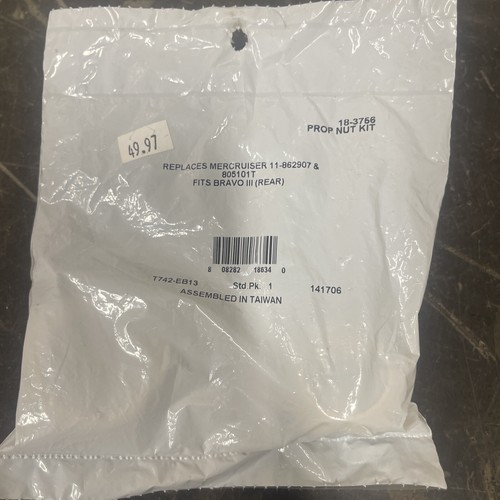 Sierra 18-3756 Marine Prop Nut Kit, Bravo III