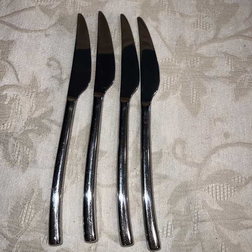 Opus 9” Dinner Knives J.A. Henckels 18/10 Stainless Flatware 4pc Lot - Picture 5 of 9