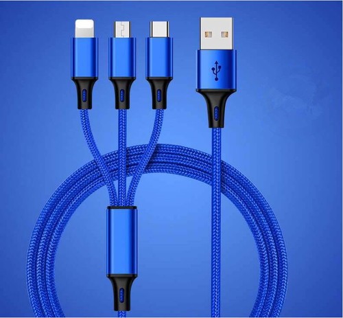 3 in 1 Multi USB Charger Charging Cable Cord For iPhone TYPE C Android Micro USB - Picture 8 of 11