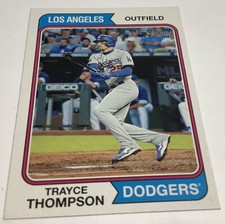 2023 Topps Heritage Trayce Thompson #186 Los Angeles Dodgers Baseball