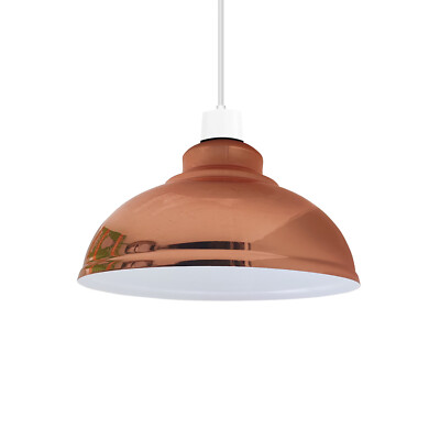 Vintage Industrial Lampenschirme Metallschirm Easy Fit Decken Pendelleuchte Schirm