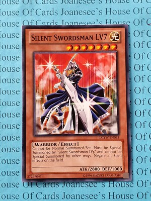 Silent Swordsman LV7 LCYW-EN035 Common Yu-Gi-Oh Card (U) New | eBay
