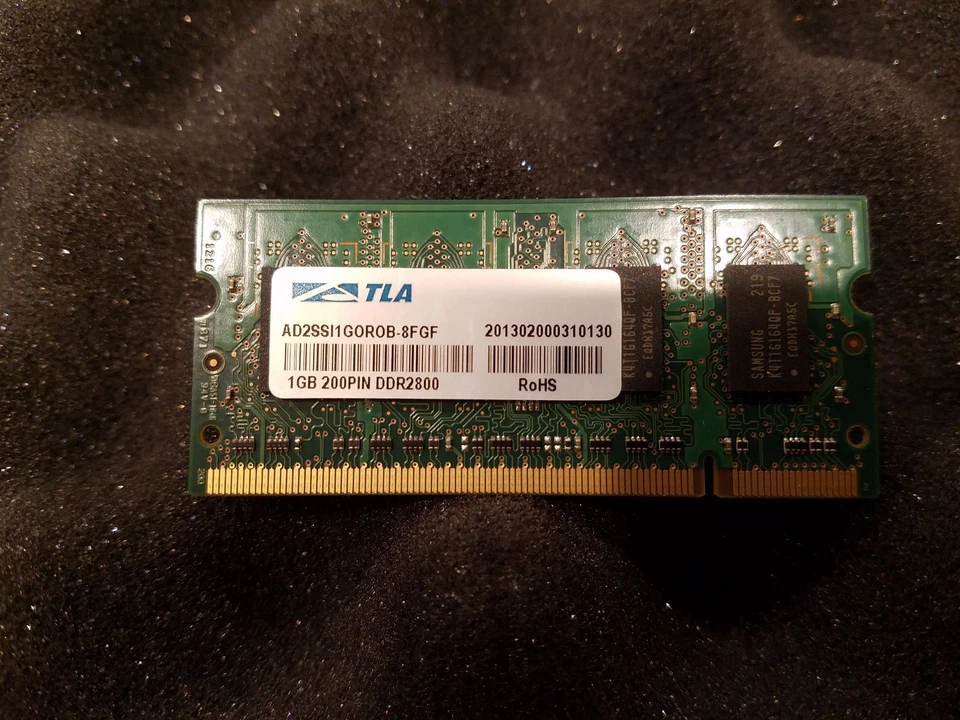 6GB (6x1GB) Samsung 1GB PC2-6400 DDR2-800 800 MHz Memory RAM M470T2864FB3-CF7 - Image 2 of 3