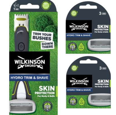 WILKINSON SWORD Hydro Trim & Shave Skin Protection für Männer Rasierer & Trimer