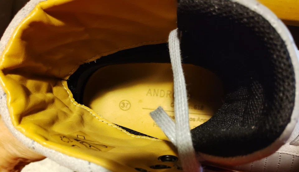 Android Homme FORMA J823XO Gris Cuero Gamuza Hombres’s Zapatos de Skate Talla 37 Foto 2 de 4