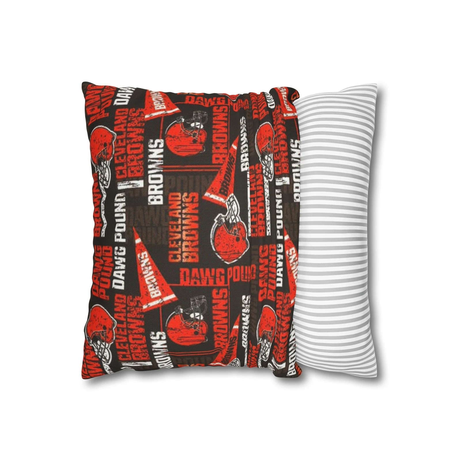 Cleveland Browns Spun Square Pillow Cover