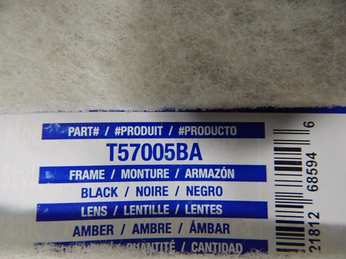 Gafas de seguridad ámbar 5 pares. por North anti-niebla, anti-estático, res-arañazos. - Imagen 7 de 7