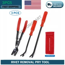 3PCS/Set Auto Trim Clip Remover Tool Removal Pliers Fastener Door Panel Retainer