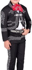 Boys Charro Outfit, Traje de Charro para Nino 7 piezas 