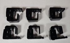 6 New Heavy Duty ALUMINUM MOUNTING CLAMP Truck Cap Topper Camper RV Rail BLACK
