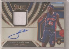 SEKOU DOUMBOUYA 2019-20 PANINI SELECT JERSEY AUTO ROOKIE RC #D 6/199