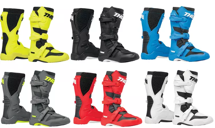 Thor Blitz XR Kids Youth Riding Boots ATV Dual Sport Motocross Off Road Mx