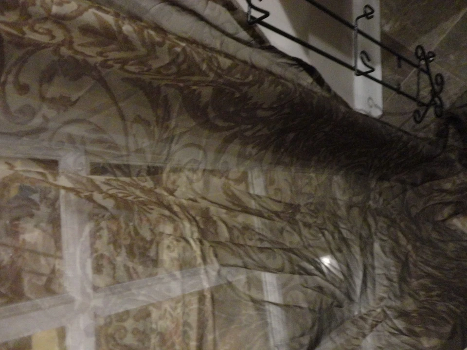 BURLINGTON LIGHT DARK BROWN 100% POLYESTER PANEL SHEER 50 X 84" - Image 3 of 4