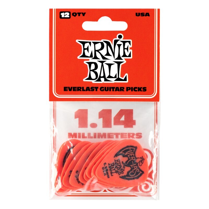 ERNIE BALL EB9194 Everlast Pick 114 12 упаковок Плектрен Делрин Рот 2390₽
