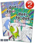 2 PCK Superior Dot To Dot Book - Kids Children Activity Books Draw Create Crafts