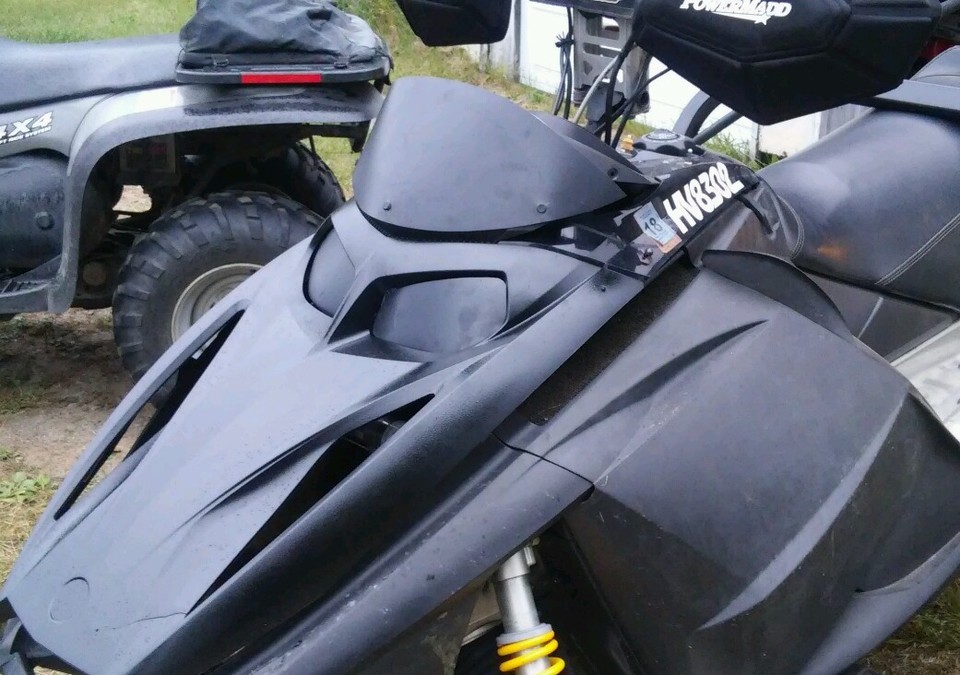 Black Headlight Covers (8 Different Colors) Fits SkiDoo Rev 213 Parts