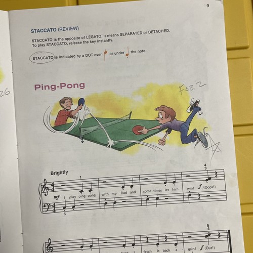 Alfreds Basic Piano Library Lesson Book Level 1B Pre Owned Written Vintage 1995 - Picture 6 of 14