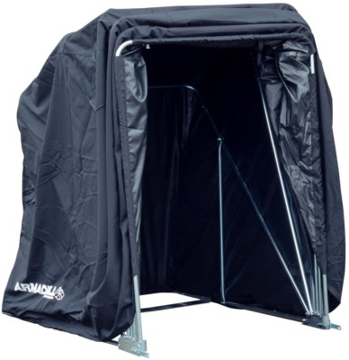 TECTICO Fietskar Universele Cover Afsluitbare Waterdichte Winddicht UV Bescherming Stofdicht Robuuste Opvouwbare Garage Trailer Cover, Zwart