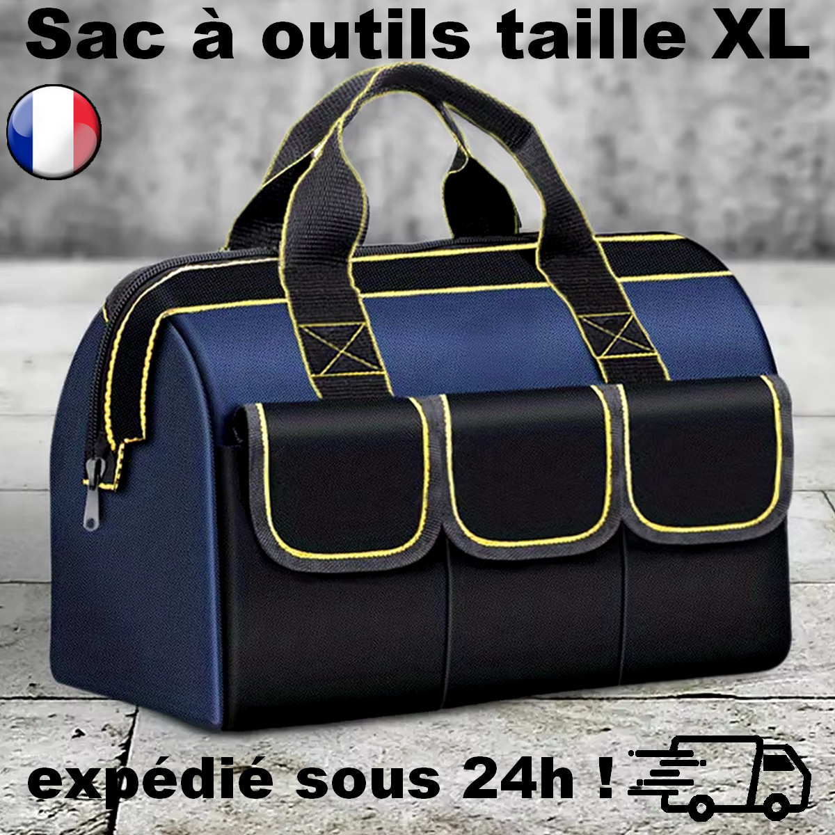 Sac à outils compartimenté pour éviter la perte de vos accessoires de bricolage