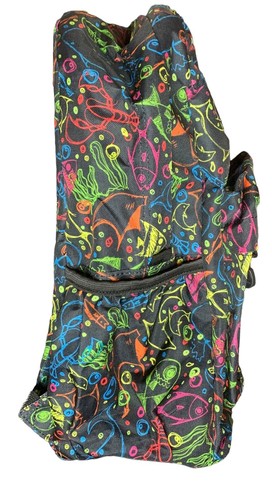 J World Oz Campus JW-100 Doodle Rucksack schwarz Tasche Neu mit Etikett Marine Meer Ozean Leben - Bild 4 von 10
