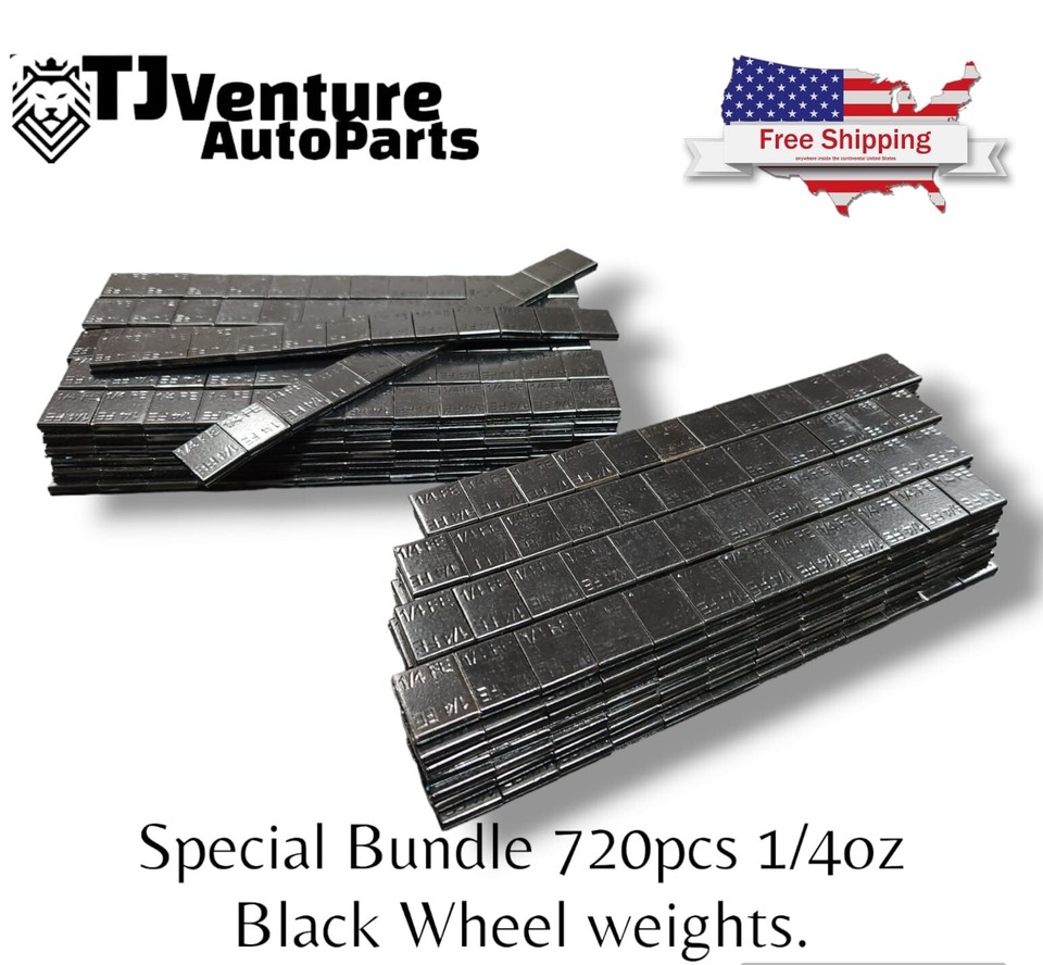 Tire Balancing Wheel Weights Stick-On Adhesive 1/4 Oz (.25) Pcs BIG BOX 720PCS