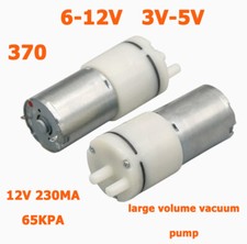 DC 12V Mini Motor Vacuum Water Pump 370 Self-Priming Suction Water Pressure Pump