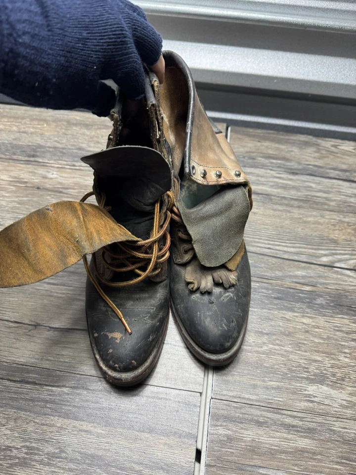 Botas de Trabajo Nitro Cuero Con Cordones TALLA 10 M, Calidad Hechas en EE. UU. Foto 2 de 4