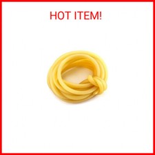 QWORK 10FT 1/4" OD 3/16" ID Natural Latex Rubber Tubing Surgical Tube for Home,