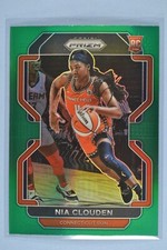NIA CLOUDEN 2022 Panini Prizm WNBA GREEN RC Connecticut Sun #192