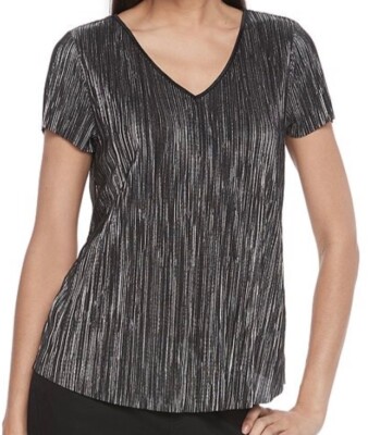 JENNIFER LOPEZ CROSSOVER BACK V-NECK BLOUSE SIZE XL