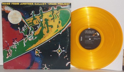 SPACE PROJECT Disco From Another Galaxy Gold Vinyl LP VG+ 1978 RCA APL12853