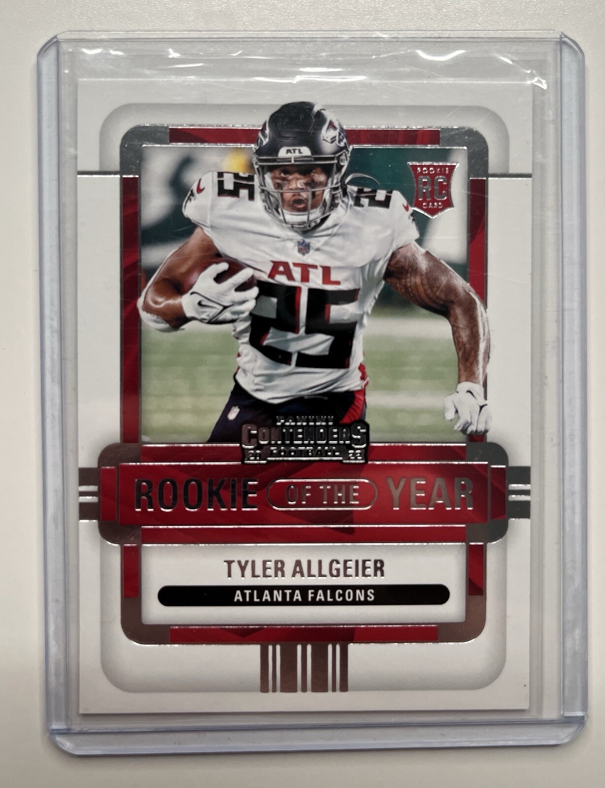 2022 Panini Contenders - Rookie of the Year Contenders Tyler Allgeier (RC)