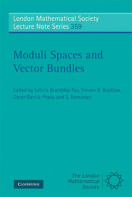 Moduli Spaces and Vector Bundles Brambila-Paz Bradlow García-Prada Ramanan